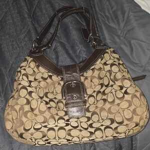 Coach Soho Lynn Signature Hobo Bag